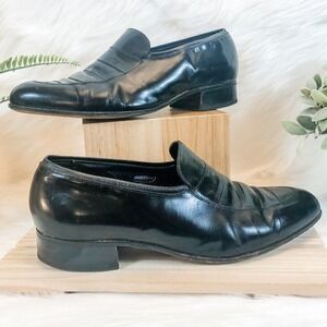 Florsheim Men's Dress Slip On Black‎ Leather Shoes Size 8.5